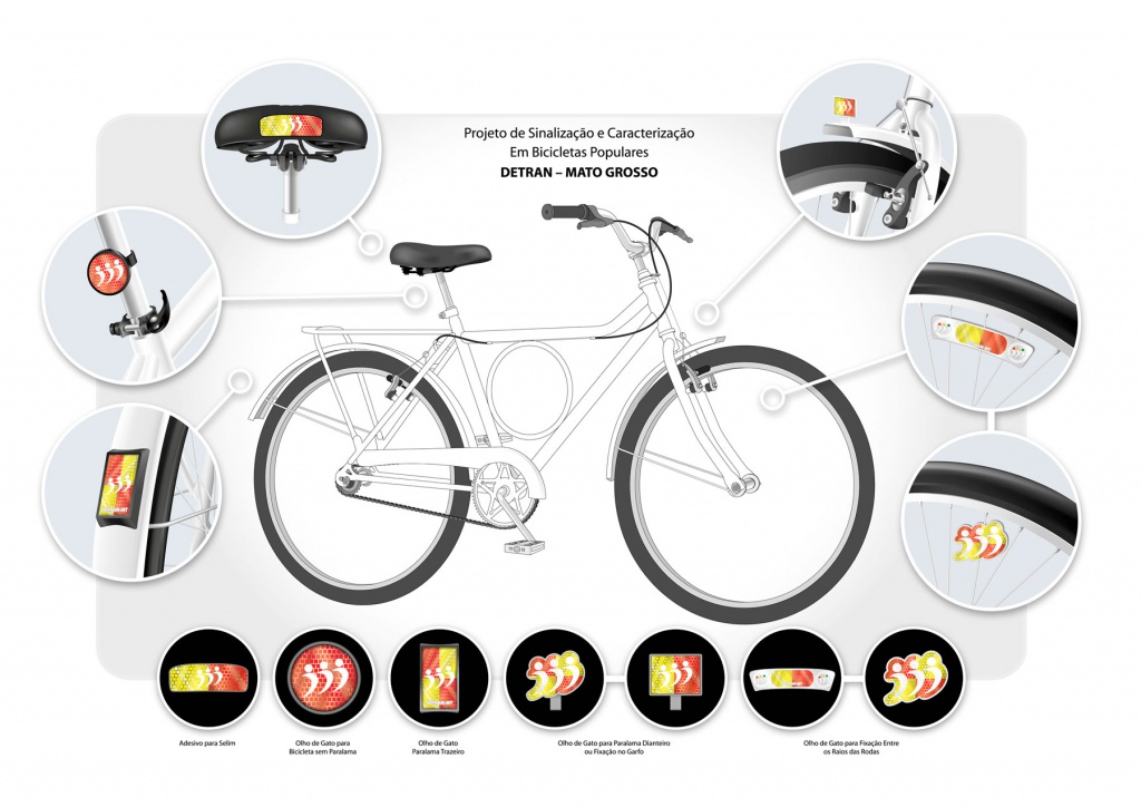 Projeto Sinalização de Bicicletas • Detran/MT - 2004