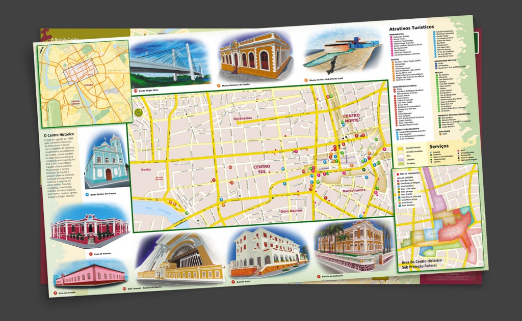 Mapa Cuiabá Turística • Entrelinhas Editora - 2006