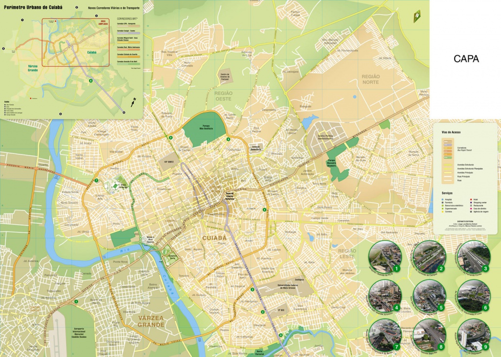 Guia e Mapa de Cuiabá para a Copa do Mundo - 2011