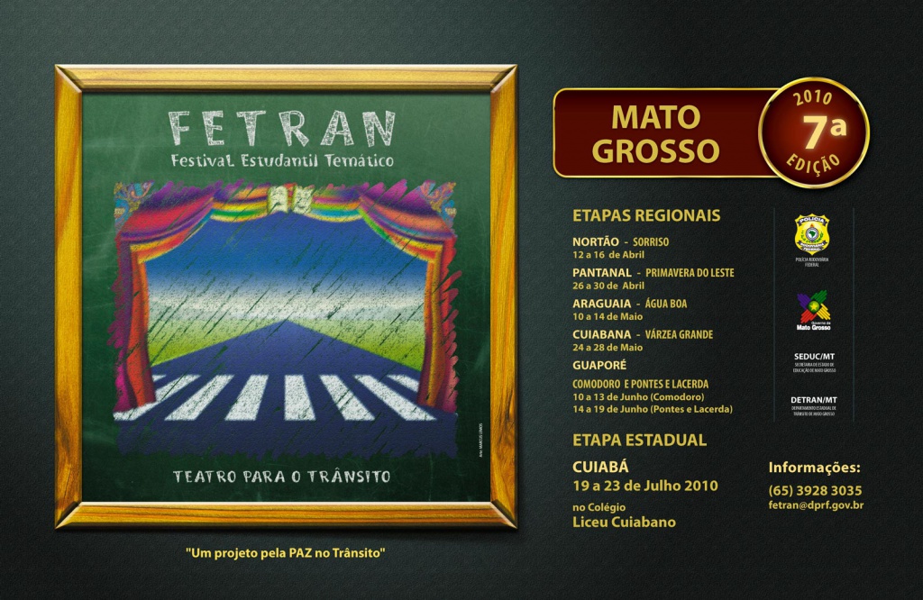 Cartaz FETRAN 7 (Polícia Rodoviária Federal) - 2010