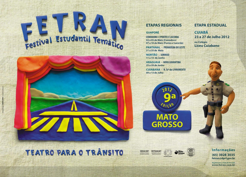 Cartaz FETRAN 9 (Polícia Rodoviária Federal) - 2012